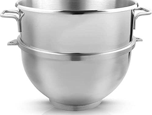 Vollum 60-Quart Commercial Stainless Steel Mixing Bowl for Hobart Mixer – Hobart Equivalent